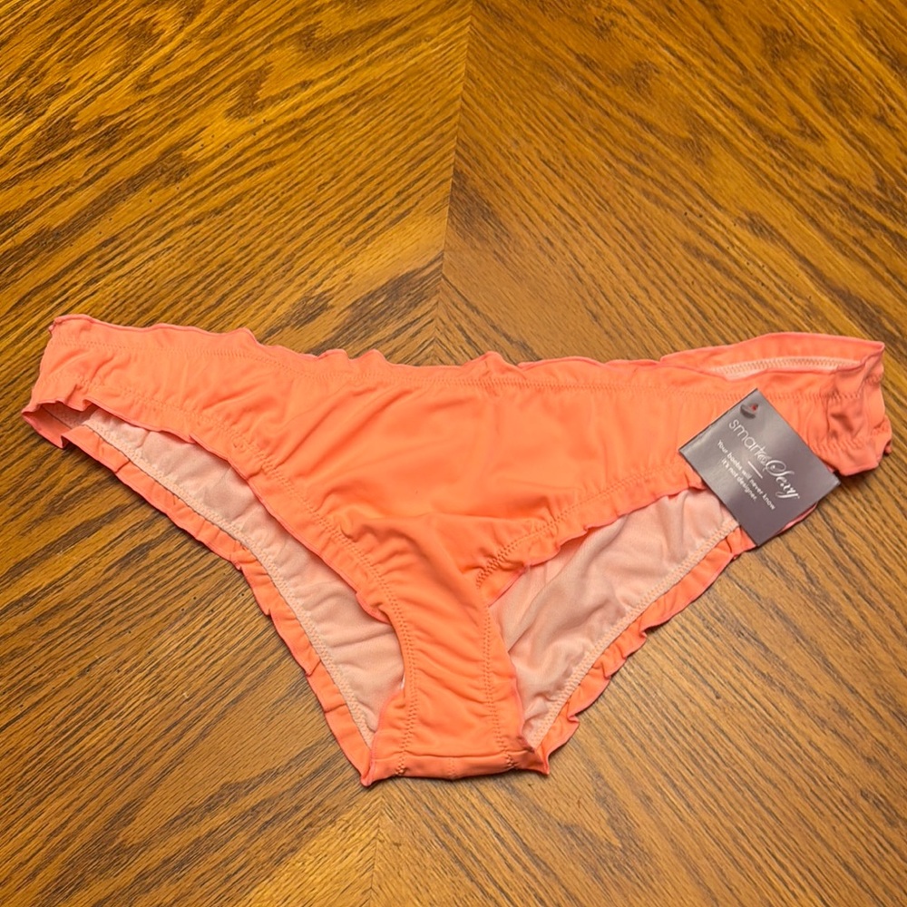 Smart and Sexy Swim Secret The Ruffle Cheeky Bikini Swim Bottom nwt